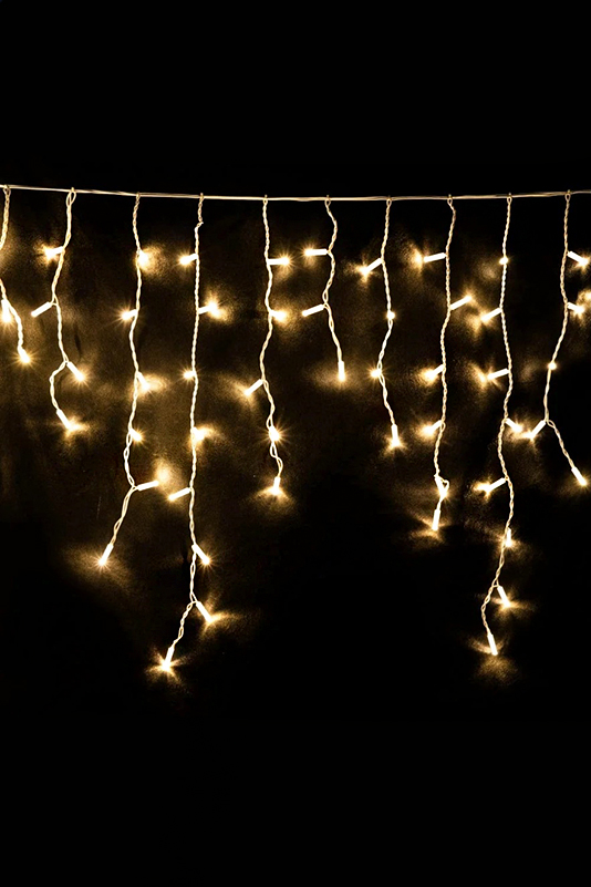 Бахрома светодиодная 2,0х0,48(h)м IC80LD-WW-E